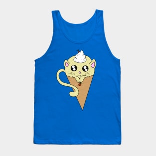 Ice Cream Cat Tank Top